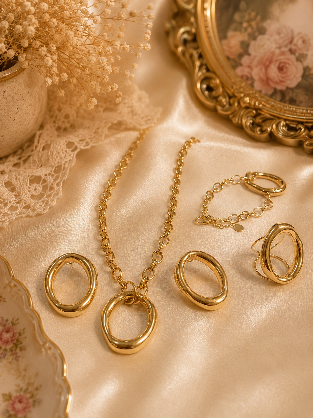 Vintage Oval Luxe Set