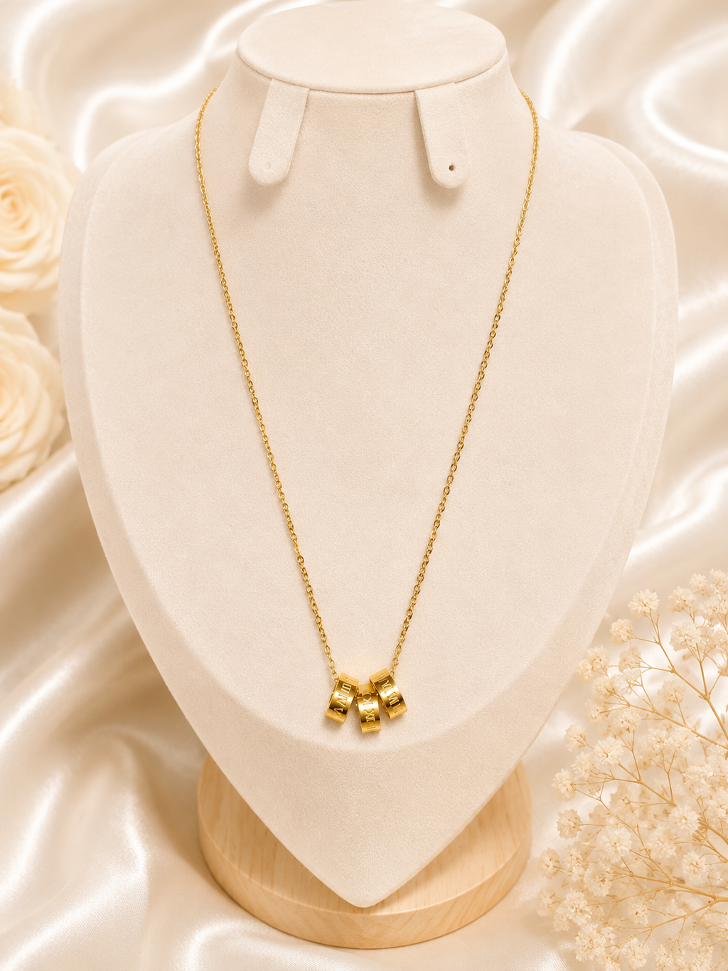 Golden Trinity Necklace