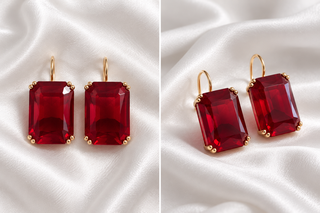 The Rouge Earrings | Red Earrings for Women — Gift for Her