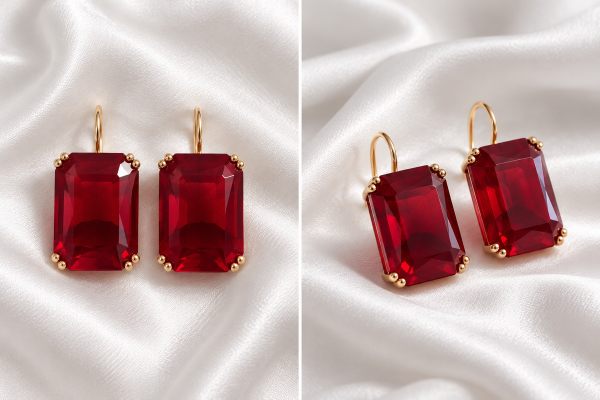 The Rouge Earrings | Red Earrings for Women — Gift for Her