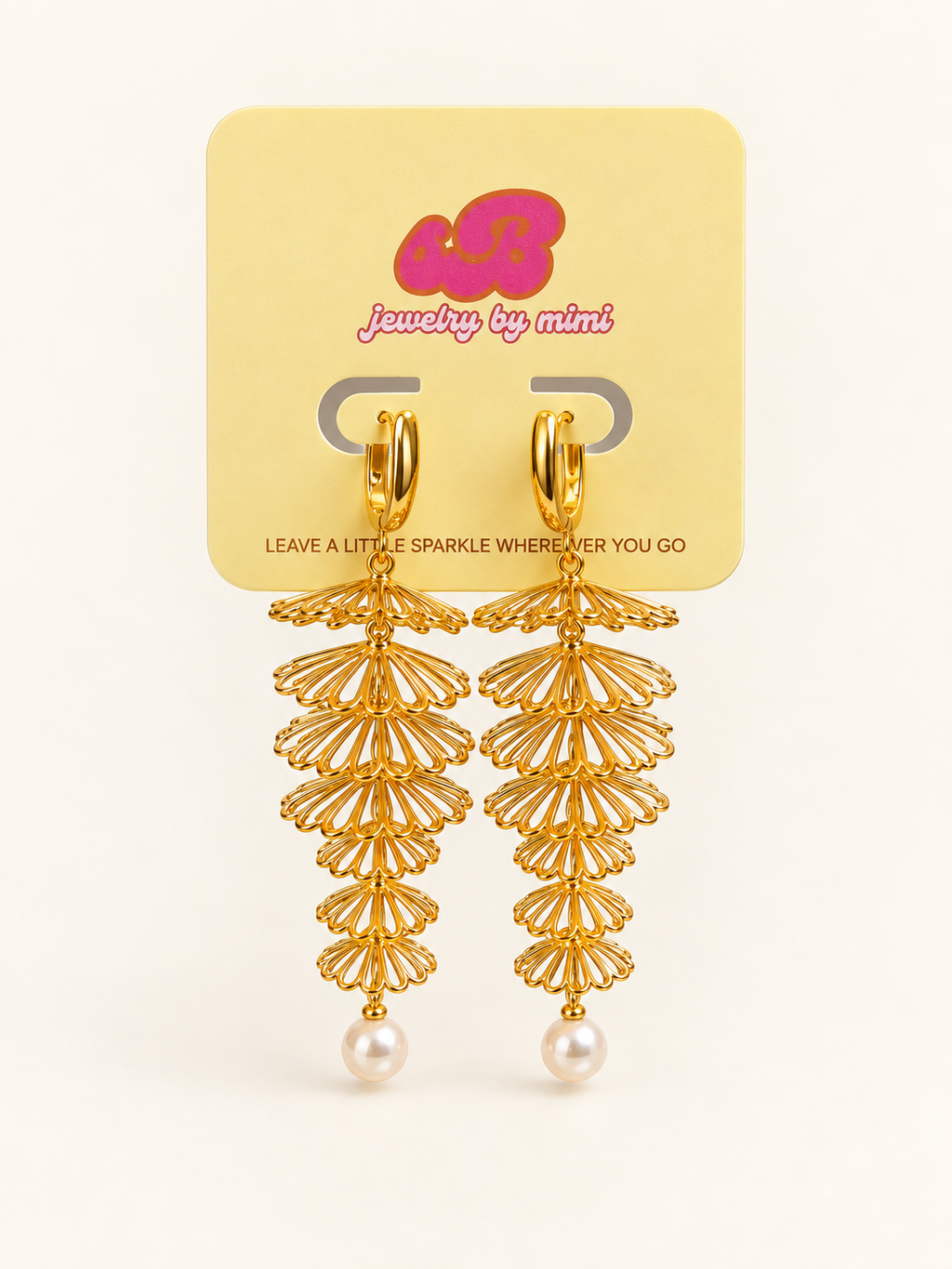 The Amélie Pearl Earrings | Pearl Earrings for Women — Elegant Pearl, Waterproof