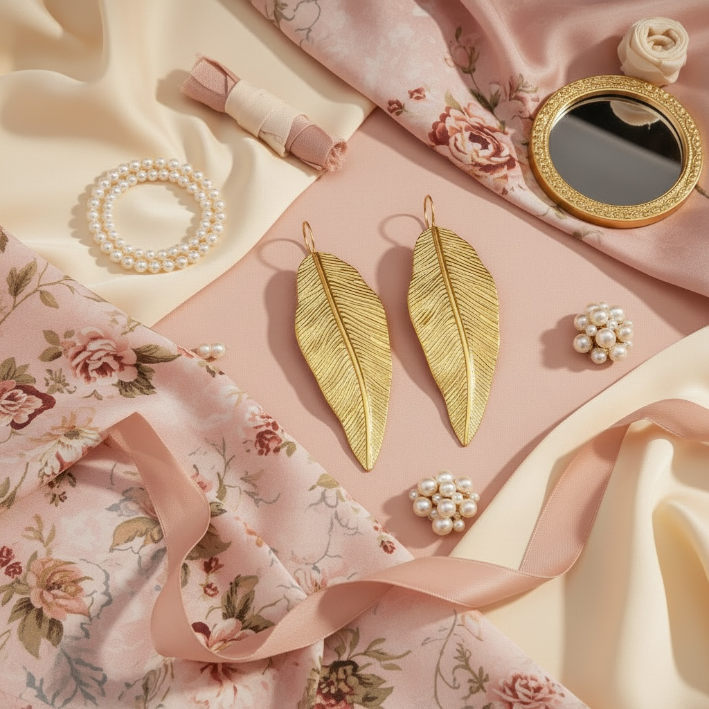 The Aurelia Leaf Earrings