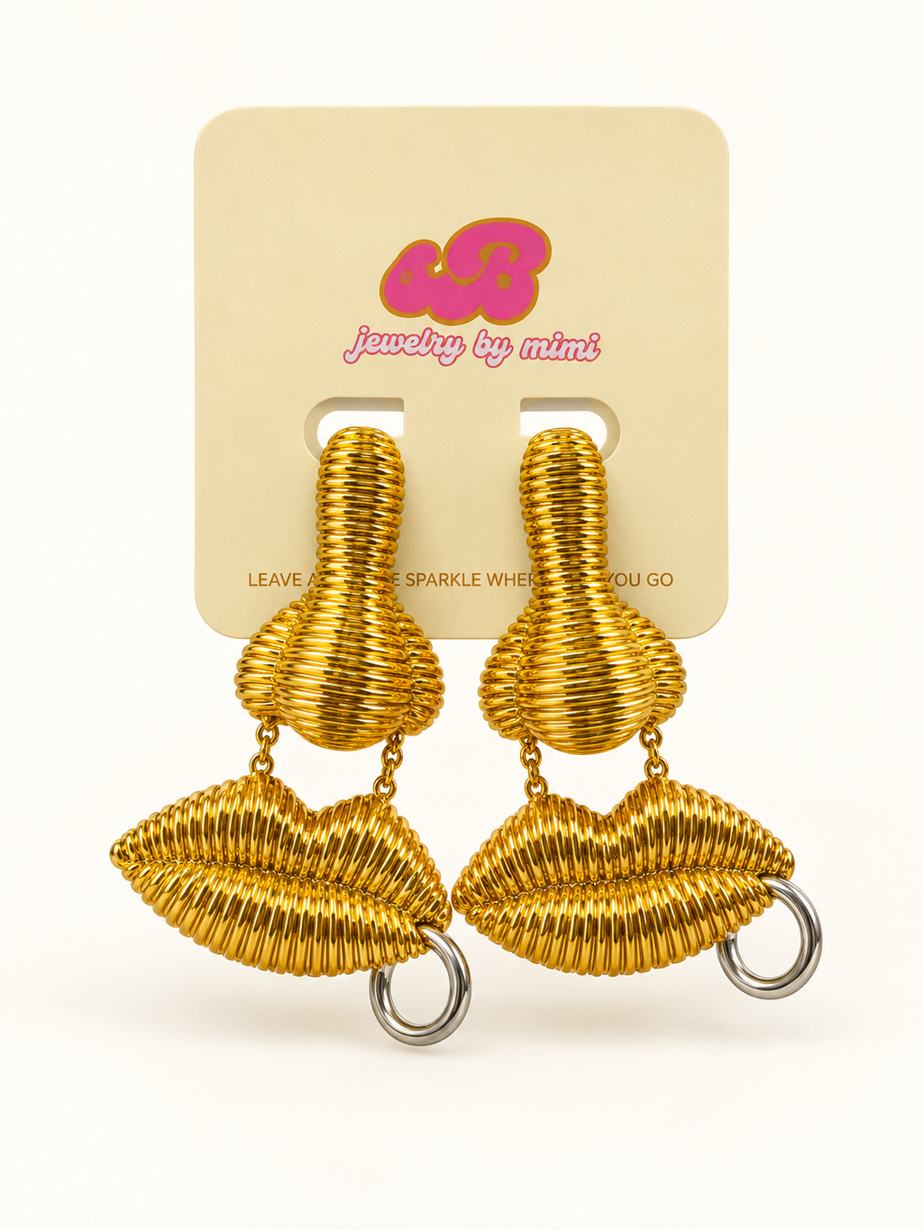 The Bisou Earring | Gold Kiss Earrings for Women — Gift for Her