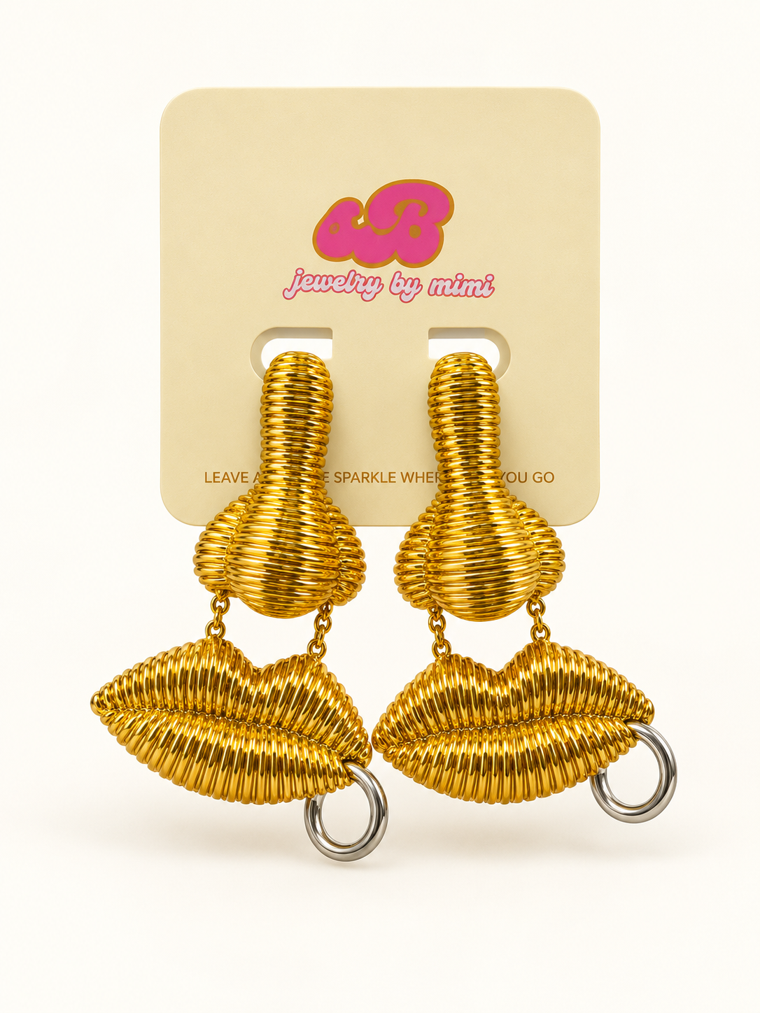 The Bisou Earring | Gold Kiss Earrings for Women — Gift for Her