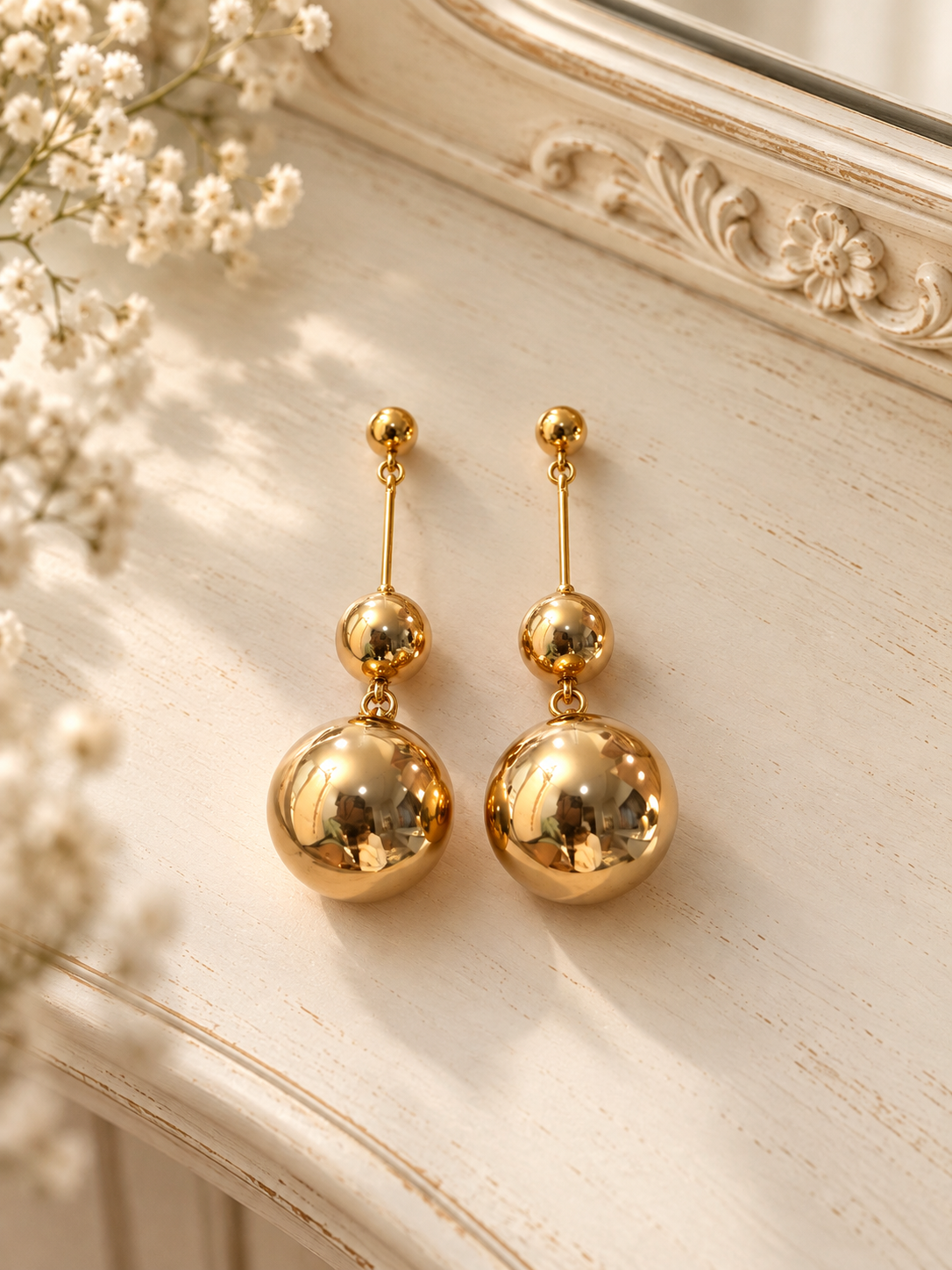 The Colette Drop Earrings | Gold Drop Earrings for Women — Gift for Her