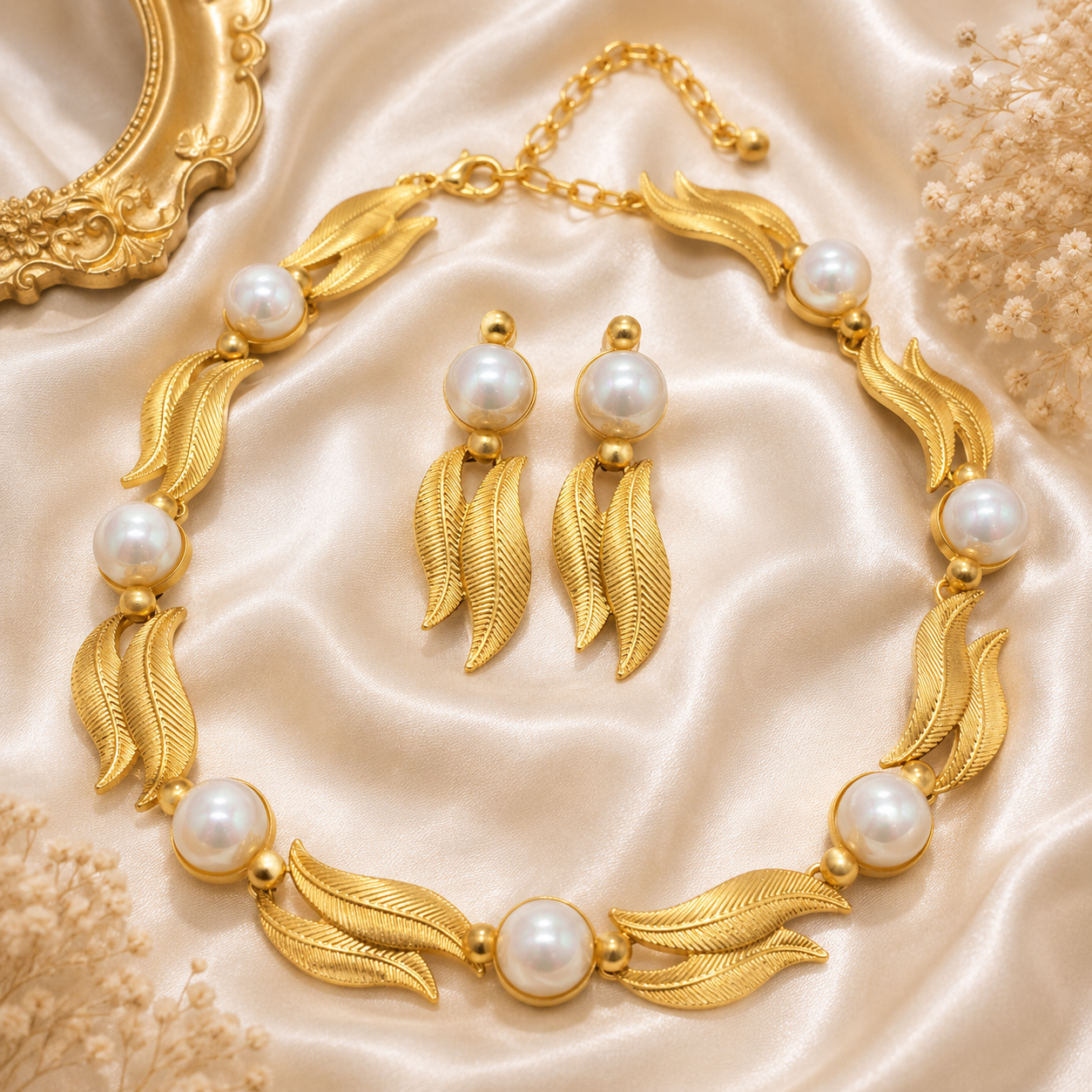 Golden Muse Pearl Set