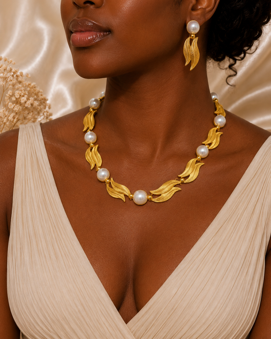 Golden Muse Pearl Set