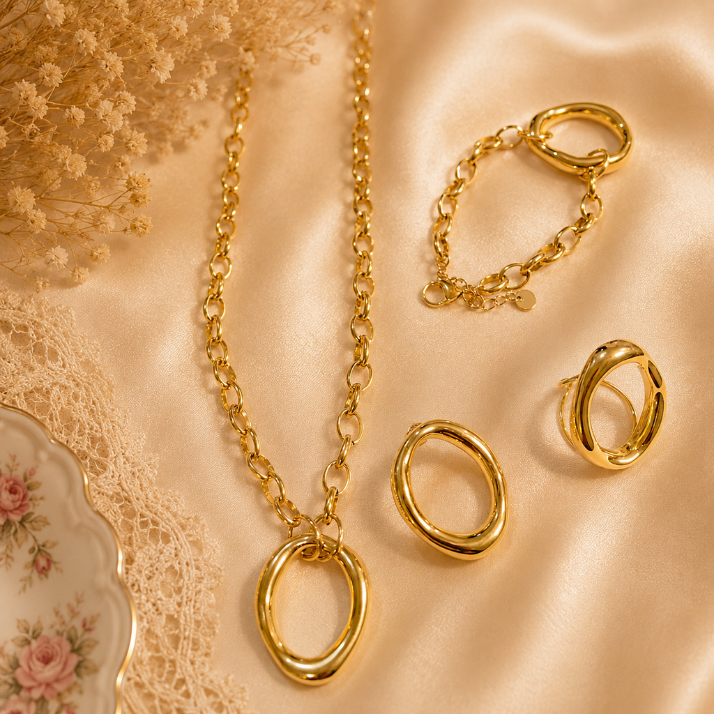 Vintage Oval Luxe Set