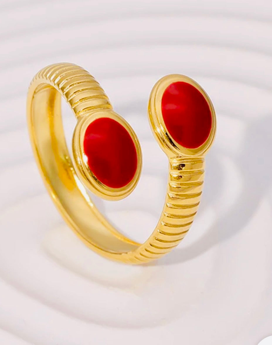 Small Mimi Vintage Frame rings
