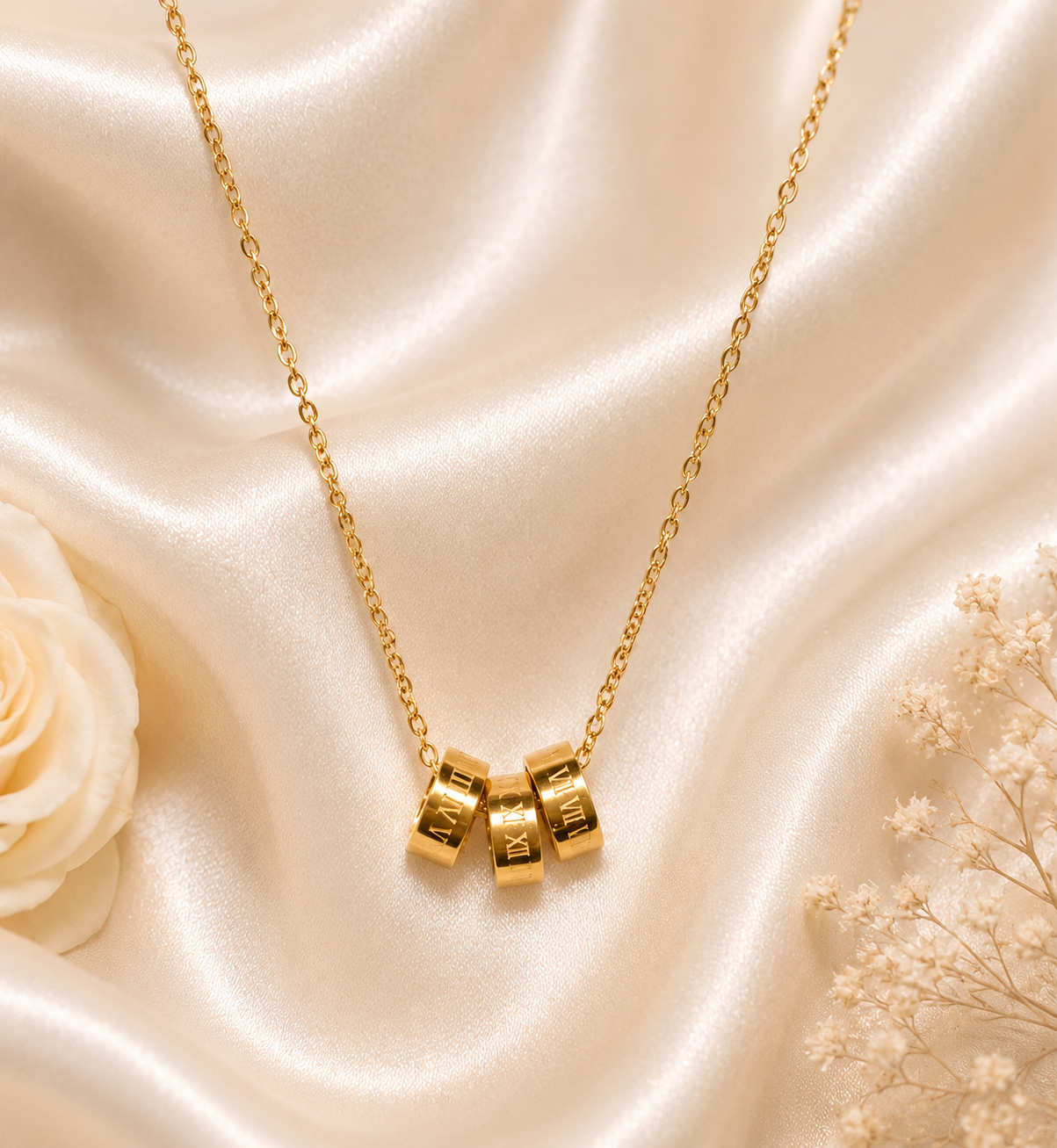 Golden Trinity Necklace