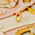 Small Mimi Vintage Frame rings