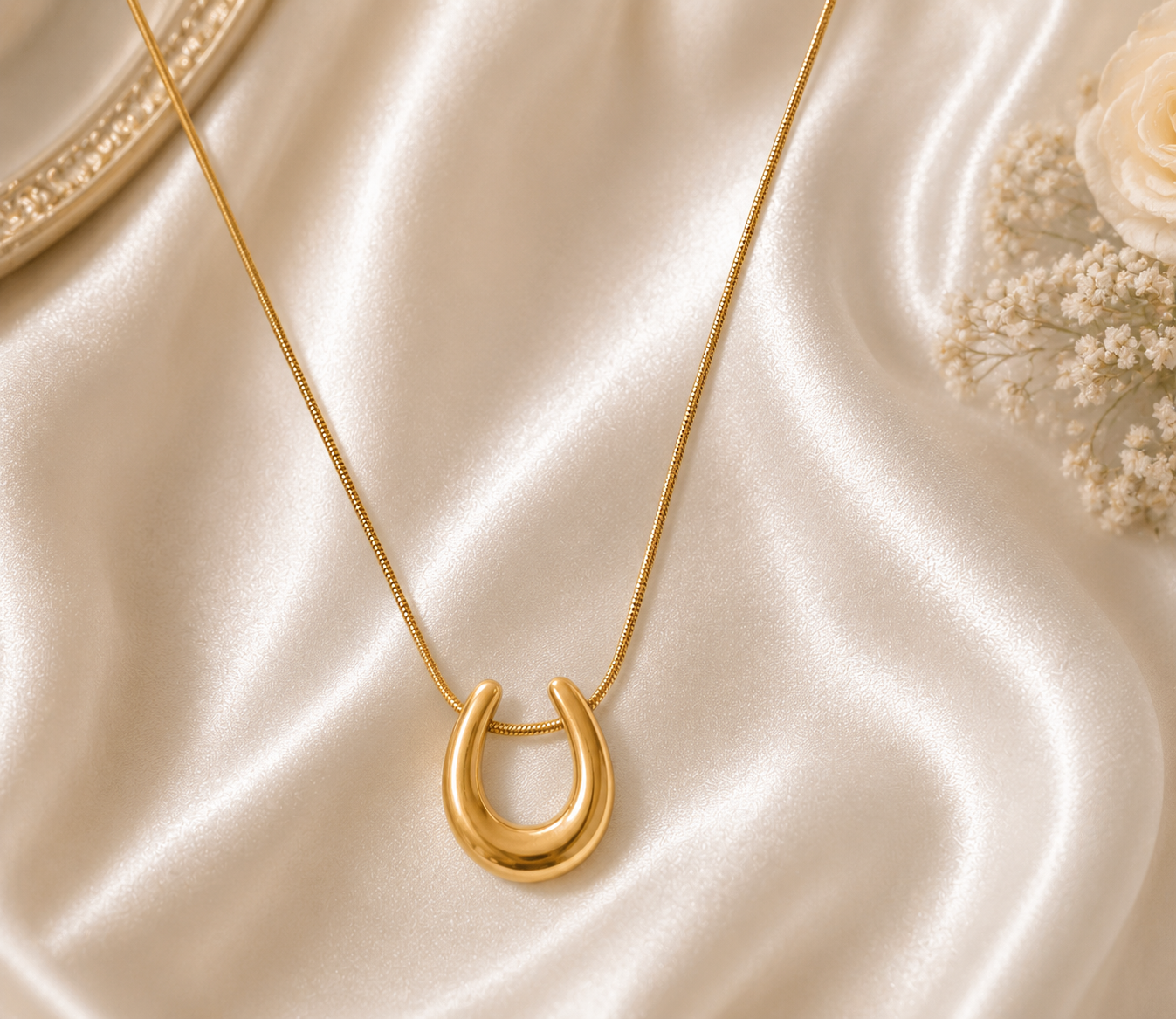 Élodie Horseshoe Necklace