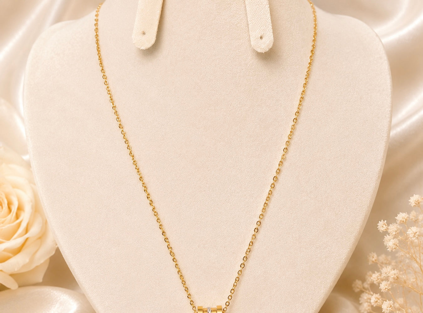 Golden Orbit Necklace