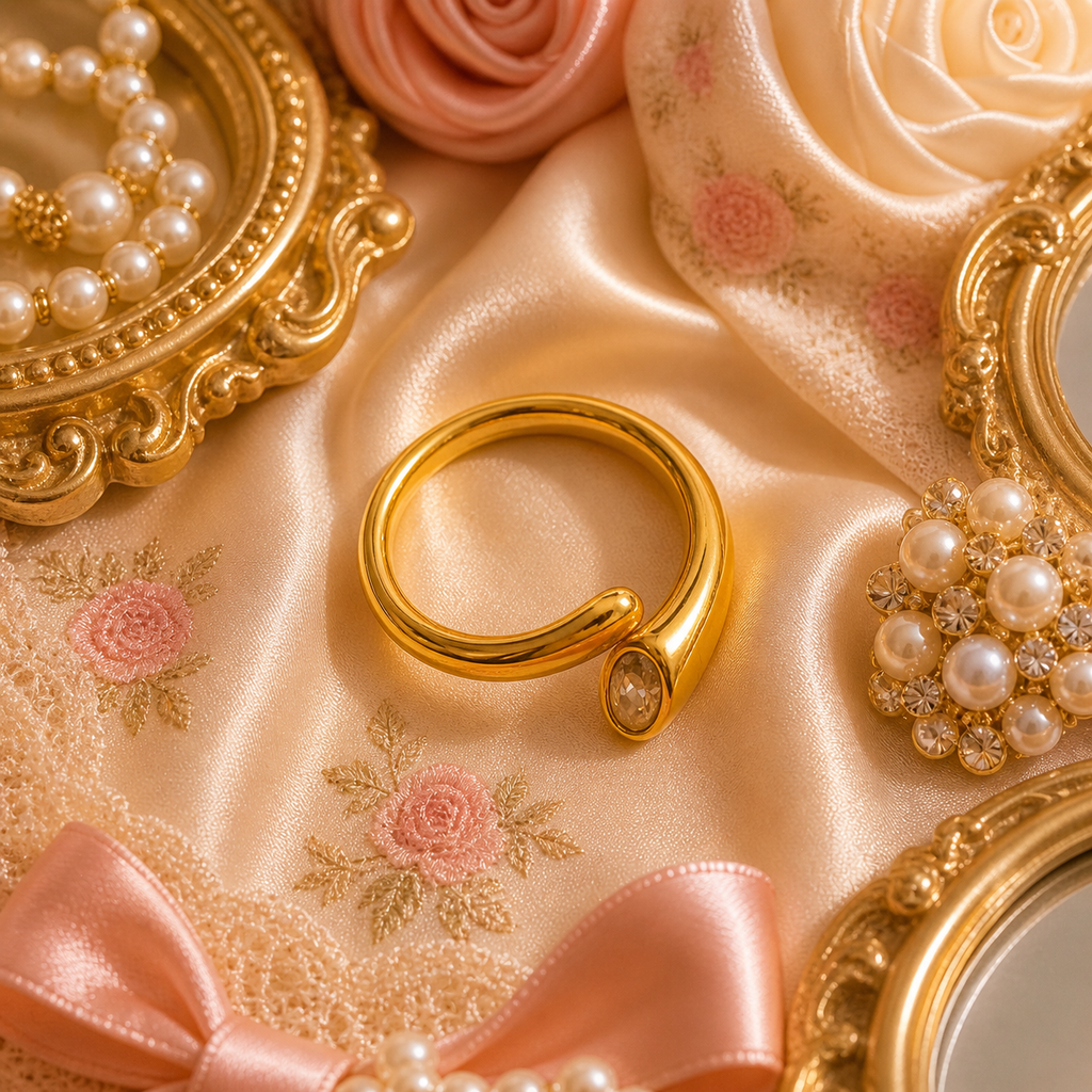 Golden Whisper Ring