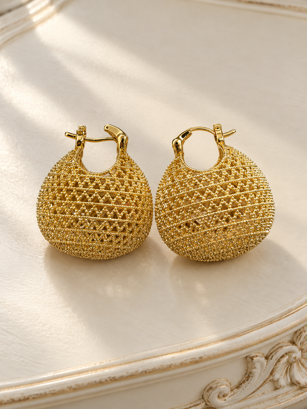 The Soleil Hoops | Gold Hoop Earrings for Women — Gift for Her