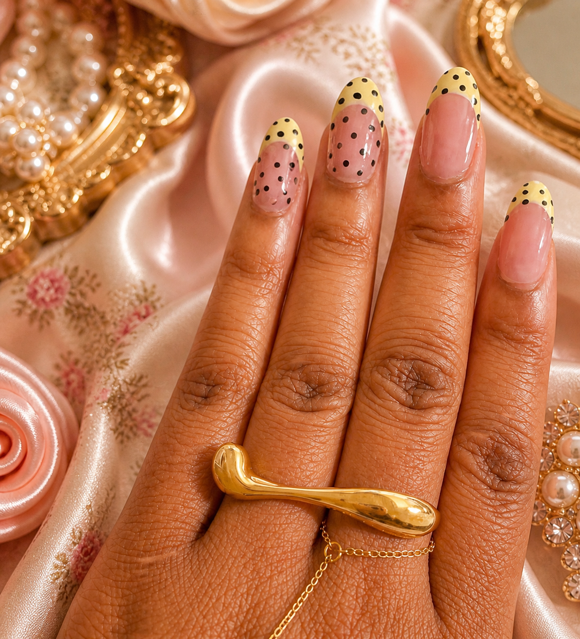Golden Flow Ring