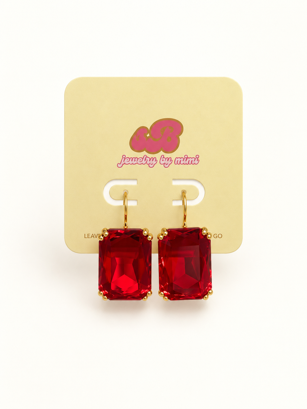 The Rouge Earrings | Red Earrings for Women — Gift for Her