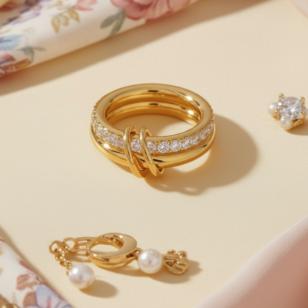 The Mimi Pavé Wrap Ring