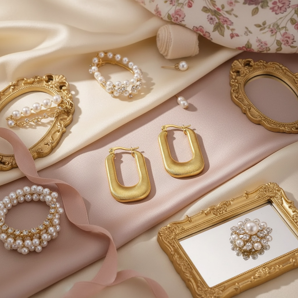 The SB Signature Gold Hoops