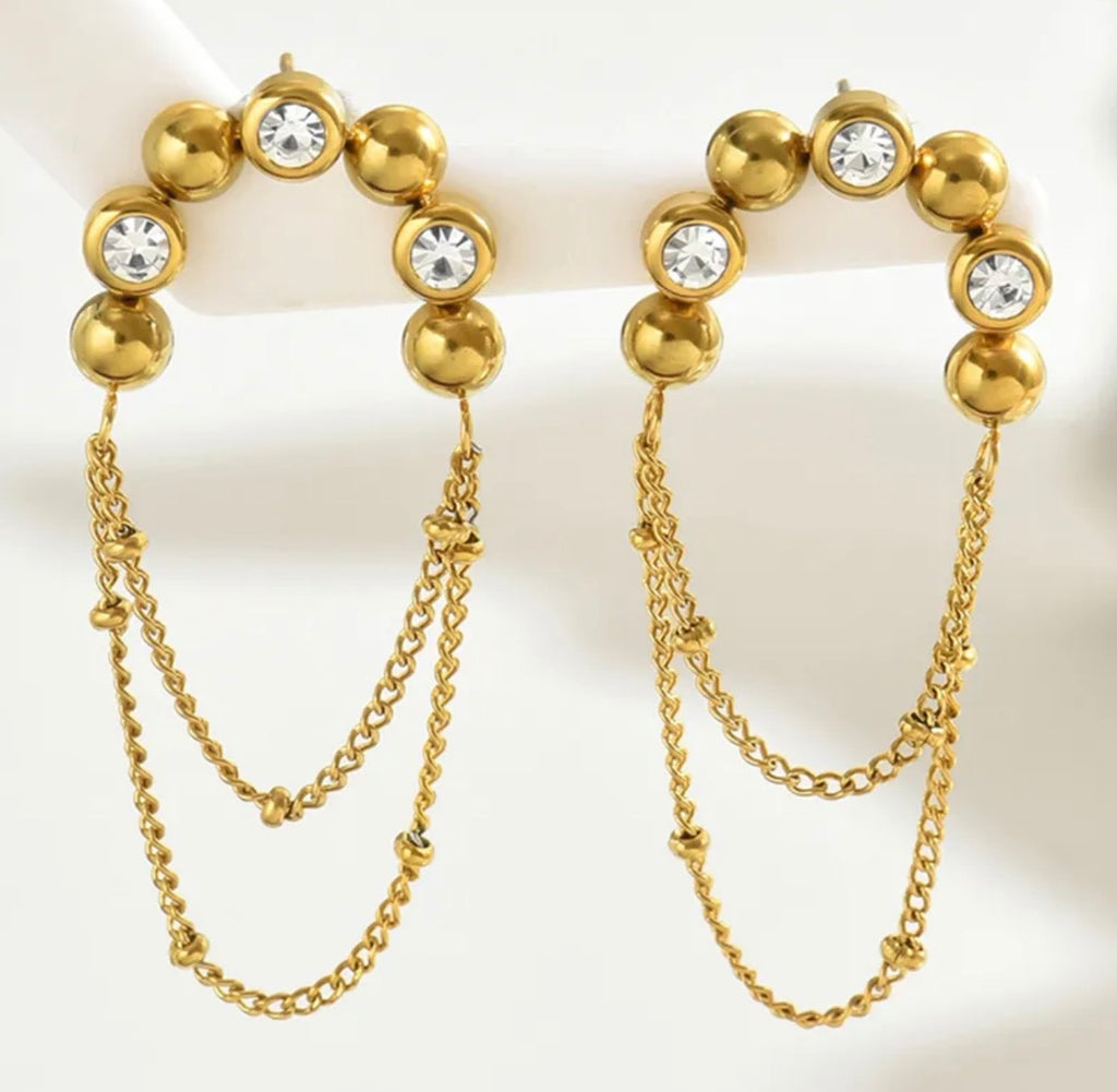 Mimi Golden Halo Earring