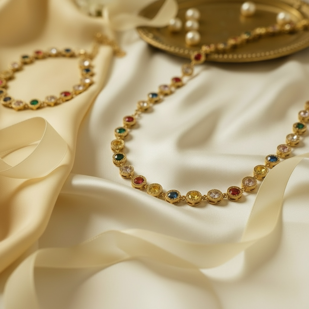 Luna Charm 2 piece necklace set