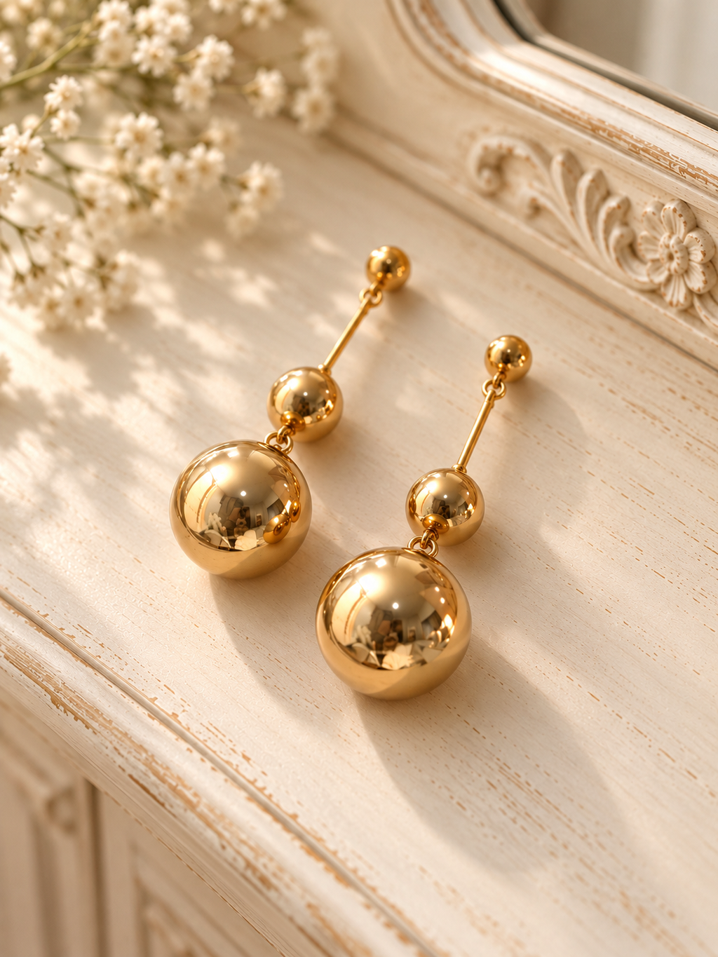 The Colette Drop Earrings | Gold Drop Earrings for Women — Gift for Her