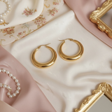 Mimi Signature Gold Hoops