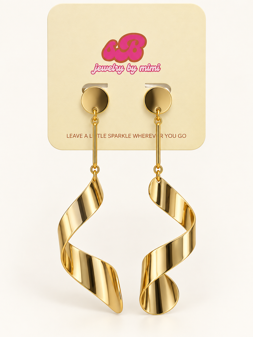 The Amélie Twist Earrings | Gold Twist Earrings for Women — Gift for Her