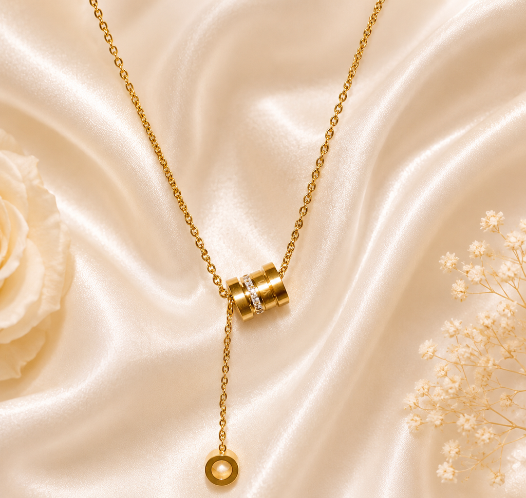 Golden Orbit Necklace