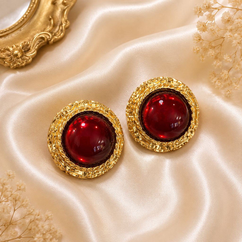 Ruby Muse Earrings