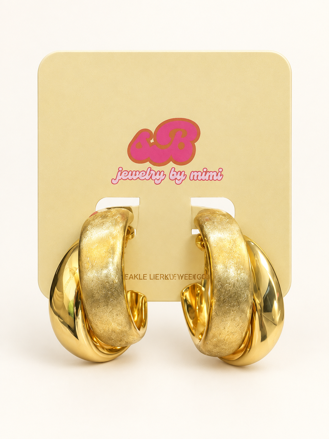The Solène Double Hoops | Gold Double Hoop Earrings for Women — Gift for Her