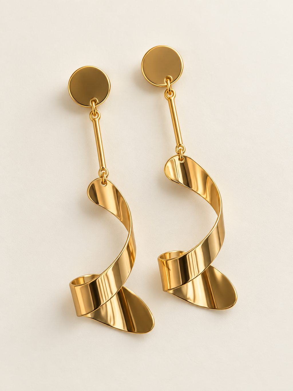 The Amélie Twist Earrings | Gold Twist Earrings for Women — Gift for Her
