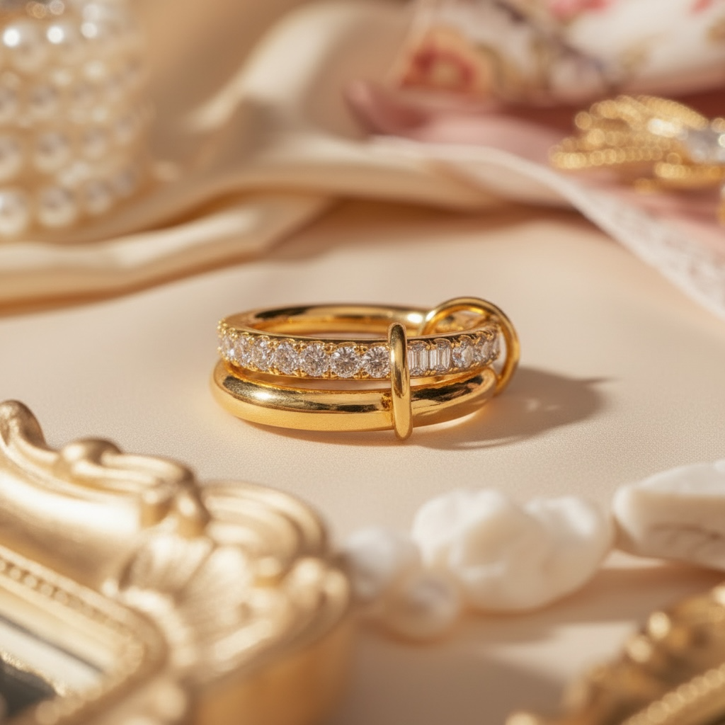 The Mimi Pavé Wrap Ring