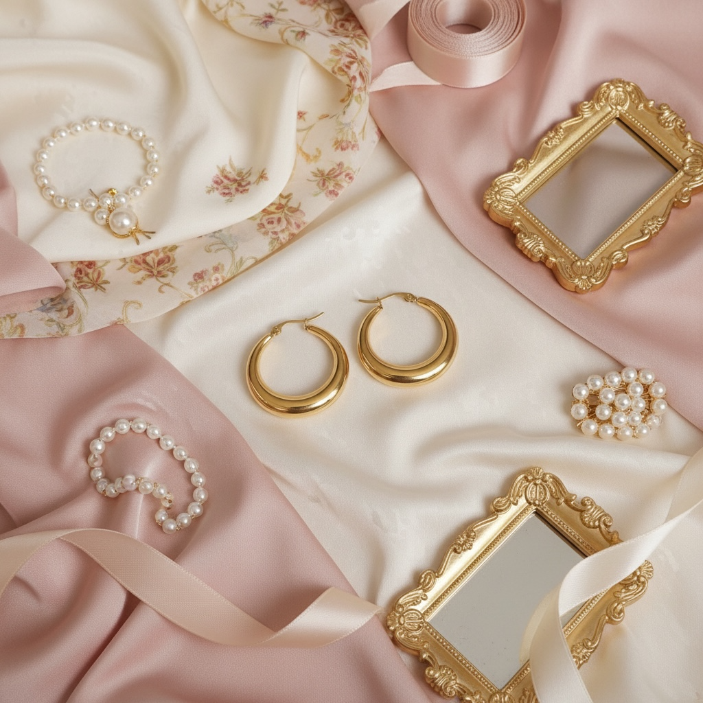 Mimi Signature Gold Hoops
