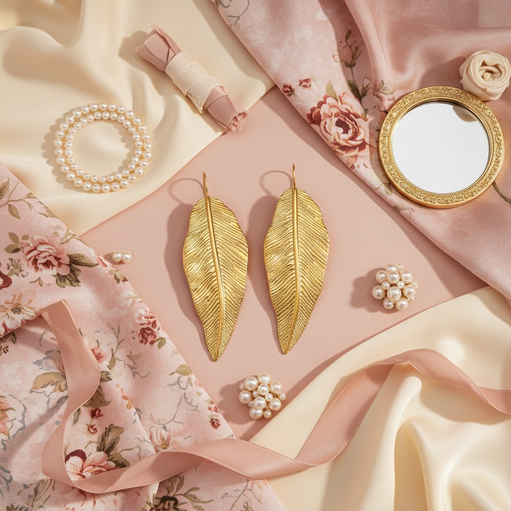 The Aurelia Leaf Earrings