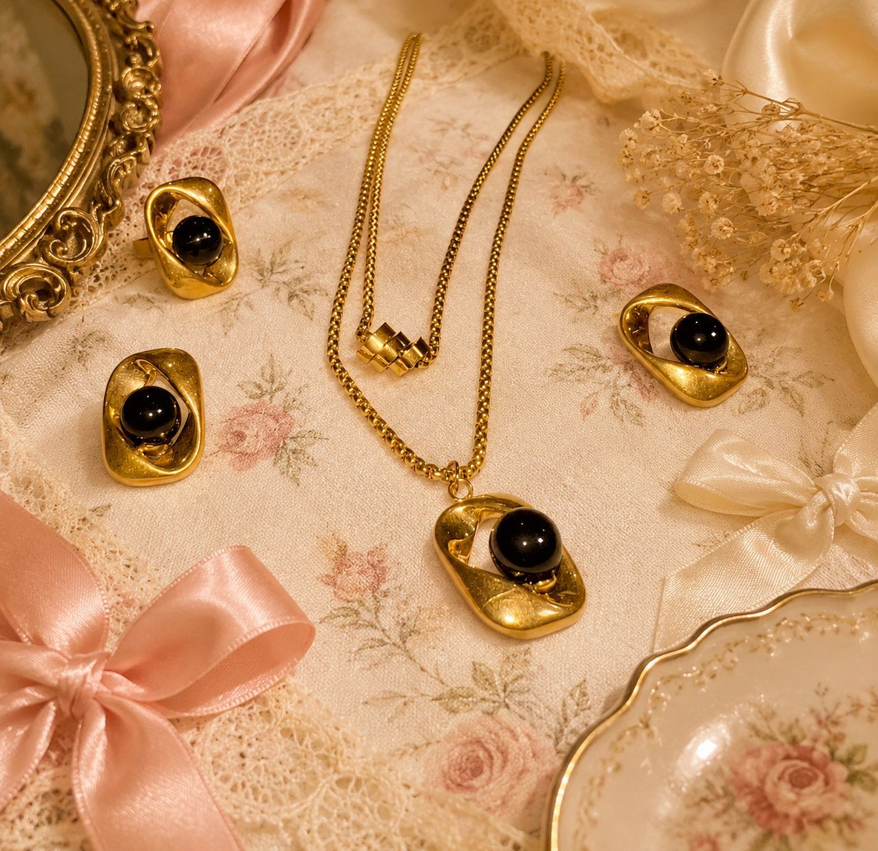 Midnight charm set