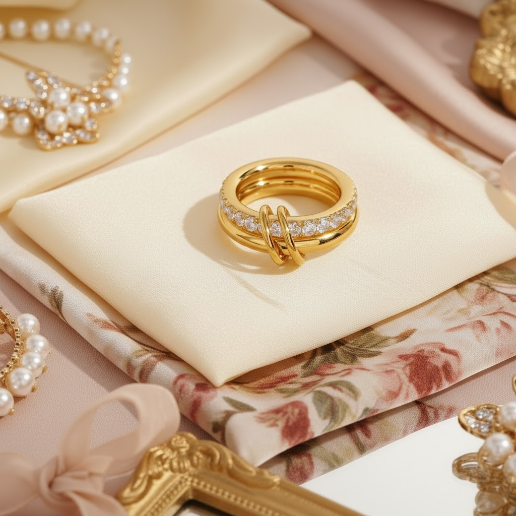 The Mimi Pavé Wrap Ring