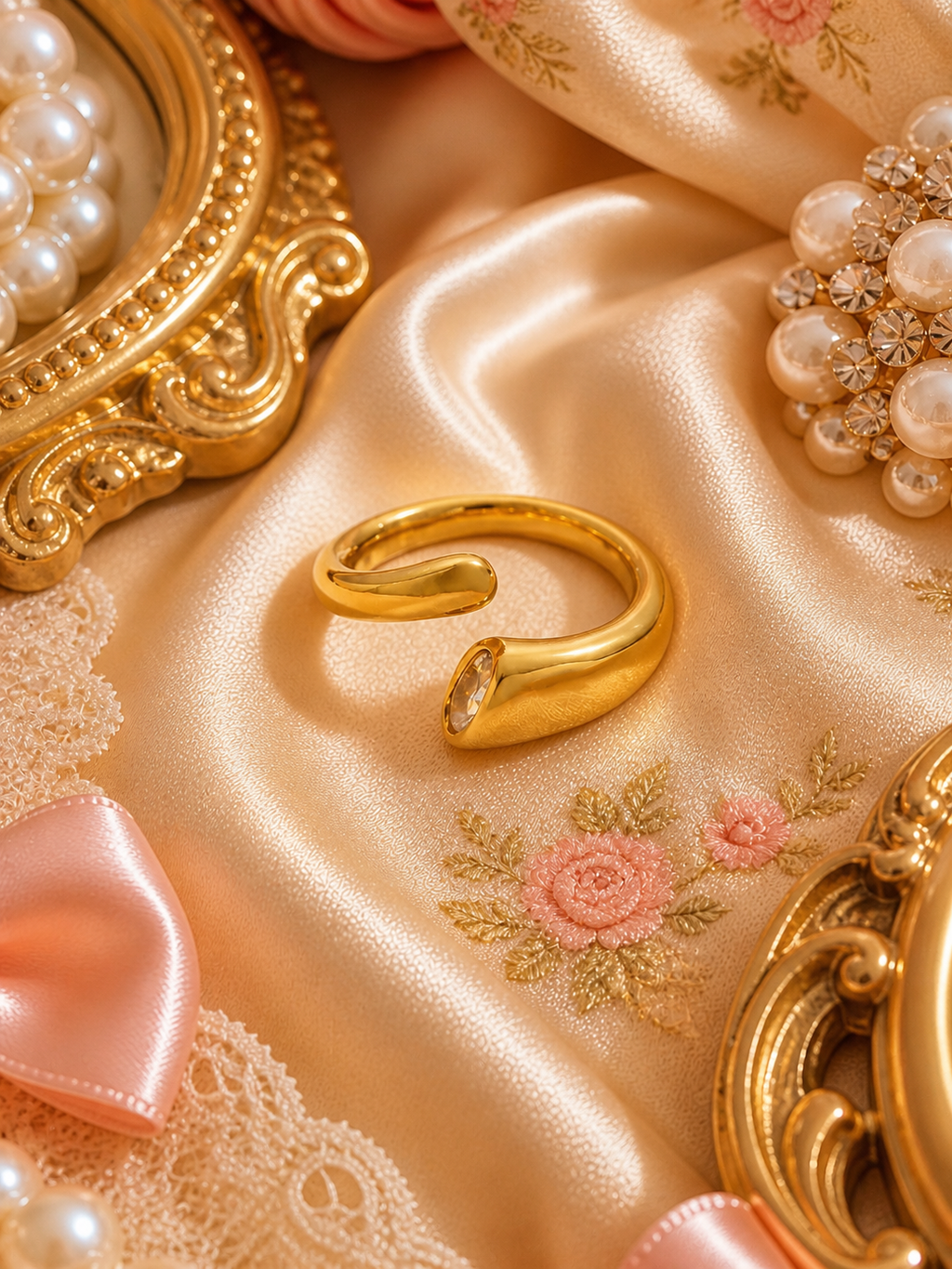 Golden Whisper Ring