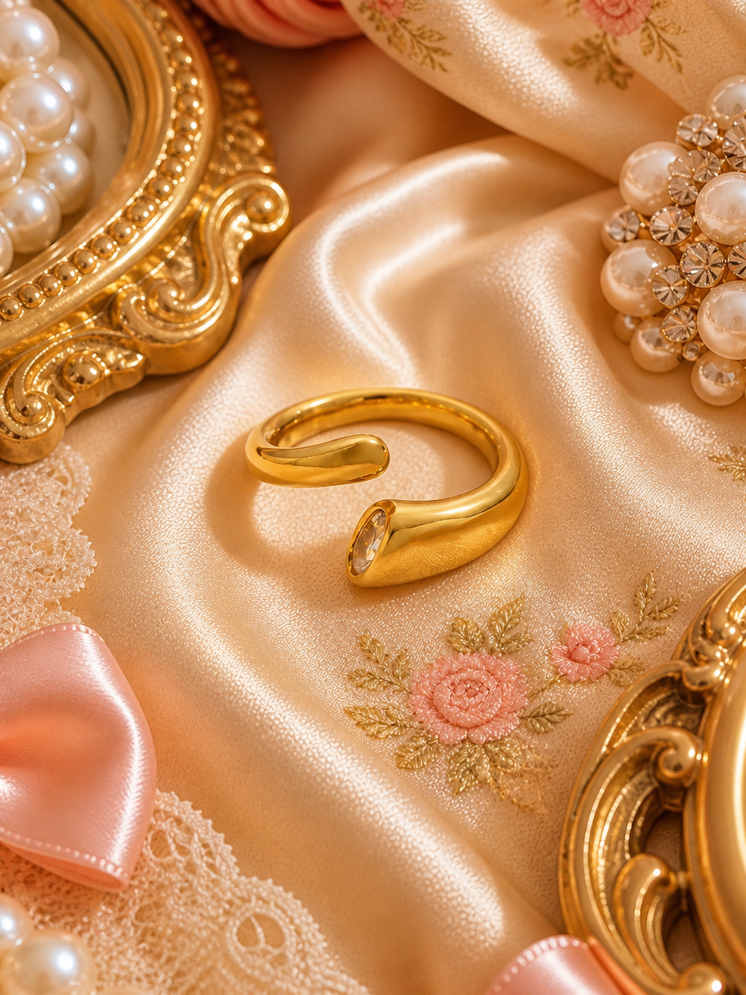Golden Whisper Ring
