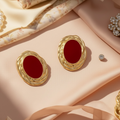Small Mimi Vintage Frame Earrings