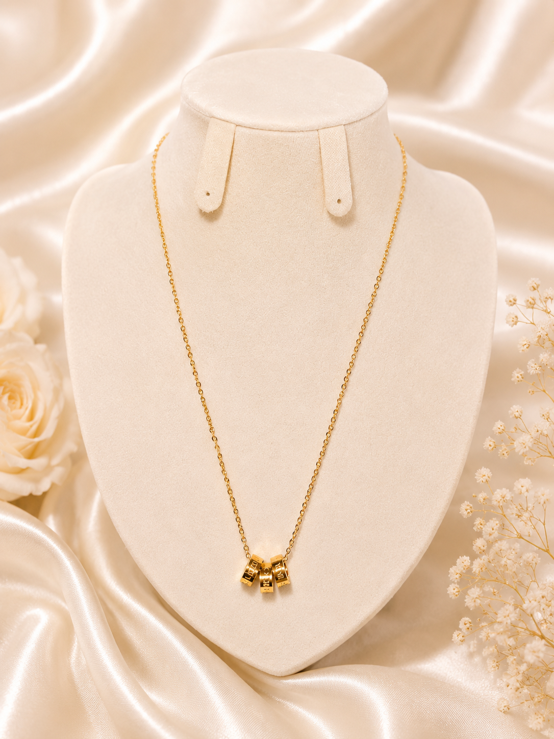 Golden Trinity Necklace