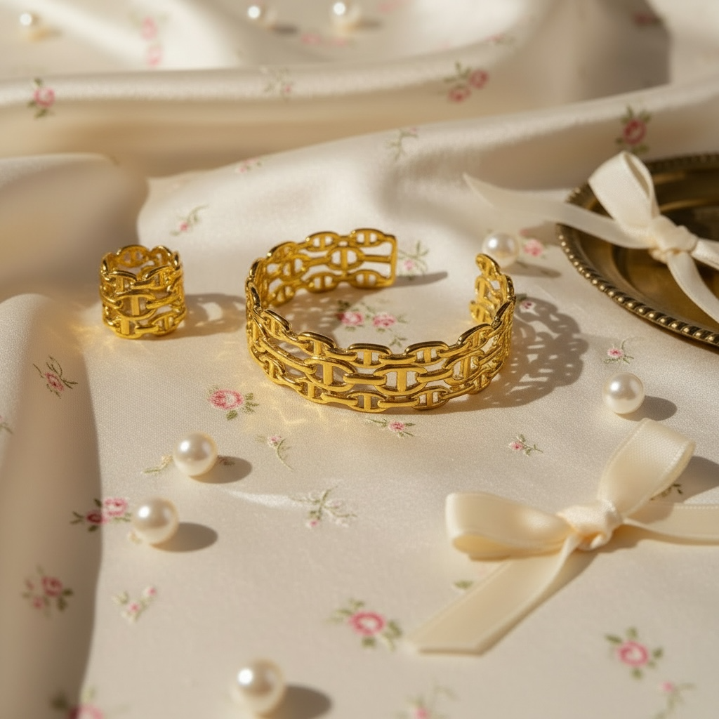 golden bloom bracelet