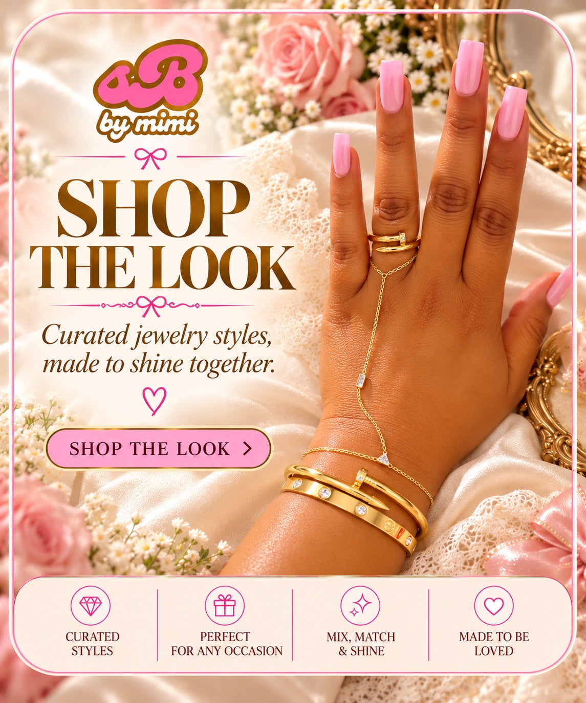 Shop the Look banner — Curated jewelry styles, made to shine together