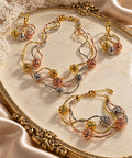 Rosalie Tricolor Set flat lay angle